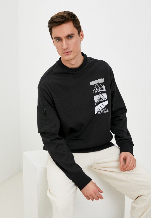

Свитшот adidas, Черный, M BL Q2 SJ SWT