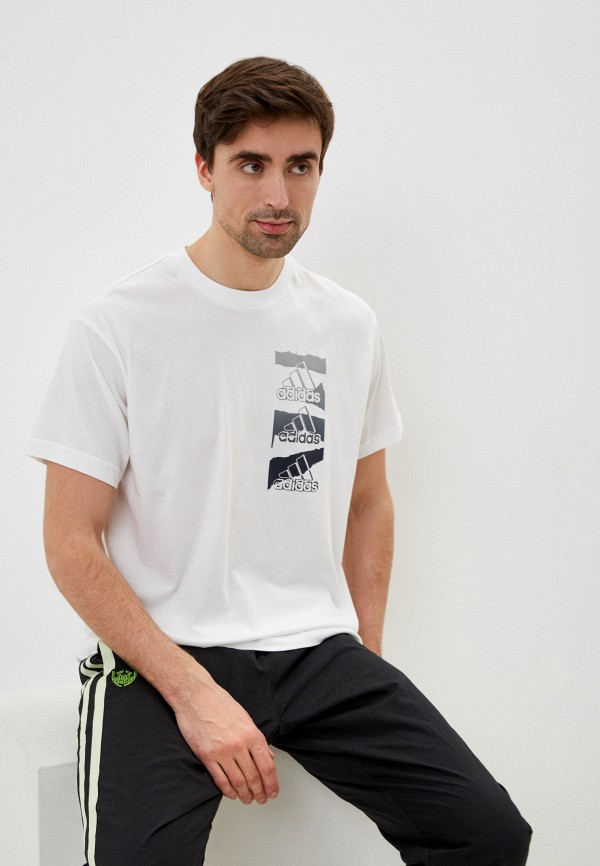 

Футболка adidas, Белый, M BL Q2 T