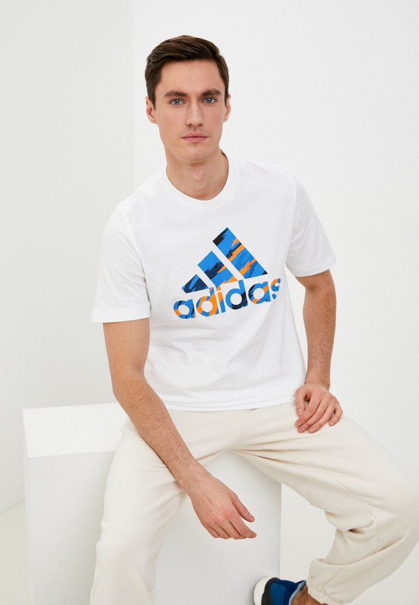 

Футболка adidas, Белый, M CAMO T