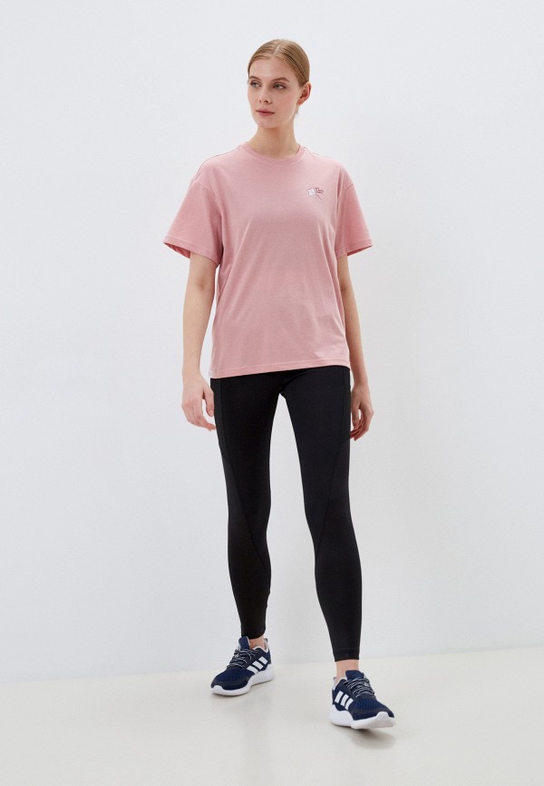 Футболка adidas розовый, размер 42, фото 2