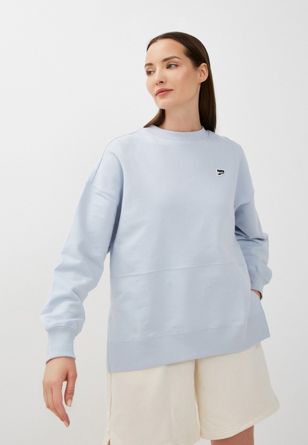 

Свитшот PUMA, Голубой, Downtown Crew TR