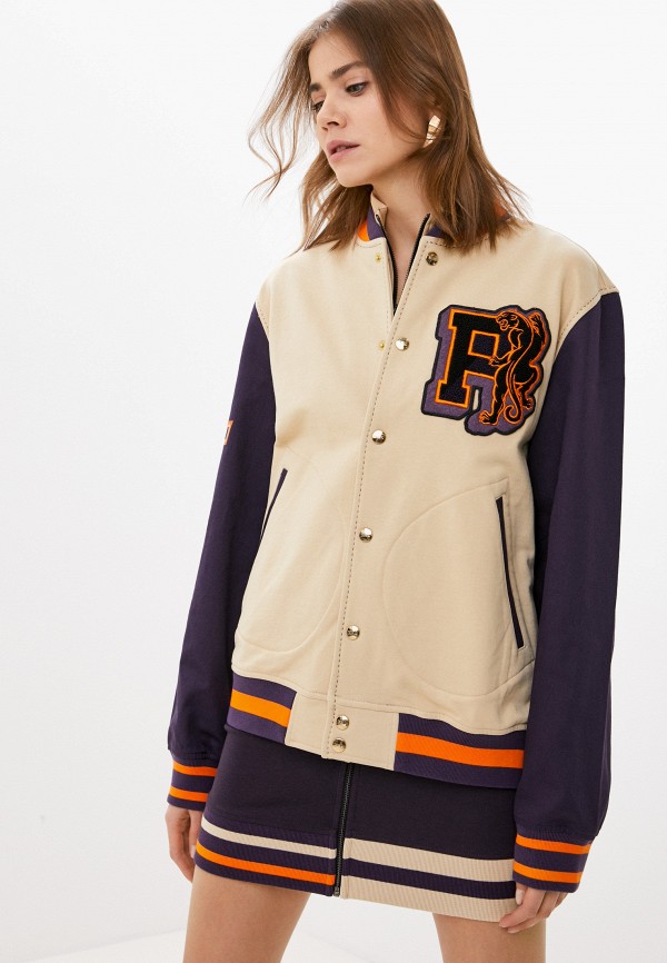 

Куртка PUMA, Бежевый, TYE LETTERMAN JKT