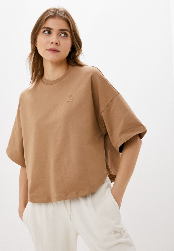 

Футболка PUMA, Коричневый, Infuse Oversized Tee