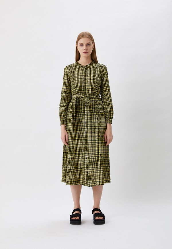 Платье Whistles NORA GINGHAM CHECKED MIDI DRESS