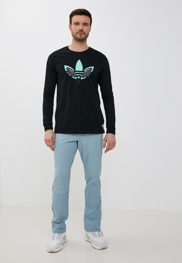 Брюки спортивные adidas Originals голубой, размер 48, фото 2