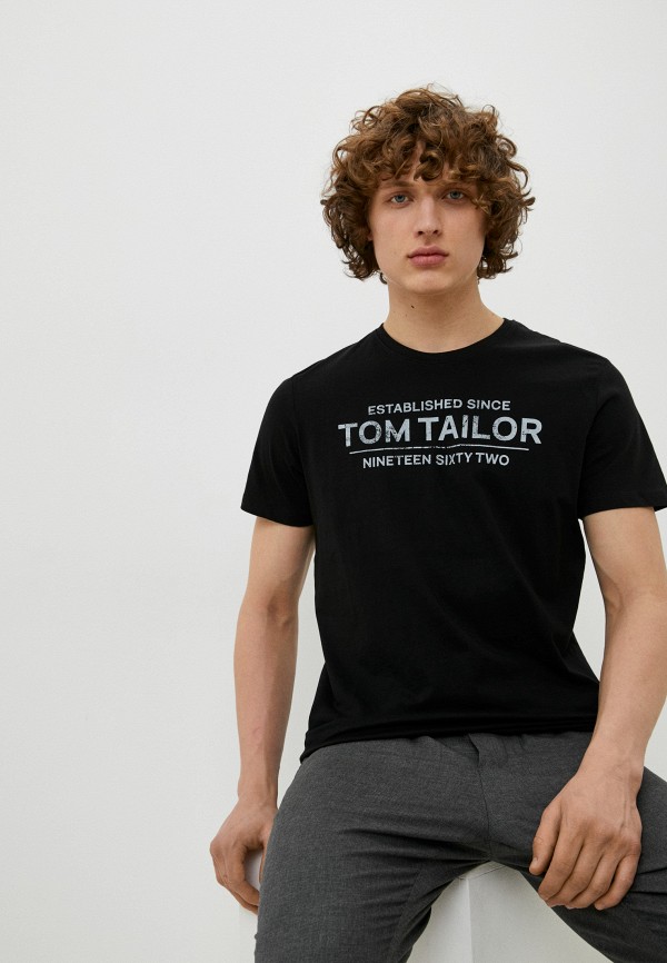 Футболка Tom Tailor черный 1031877 RTLABG384101