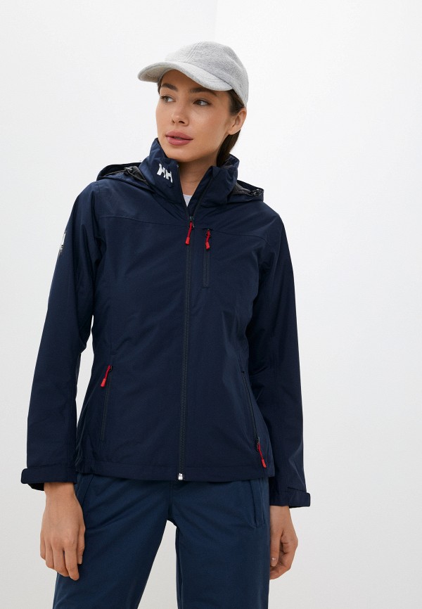 

Куртка утепленная Helly Hansen, Синий, W CREW HOODED MIDLAYER JACKET