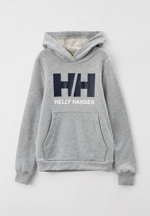 

Худи Helly Hansen, Серый, JR HH LOGO HOODIE 2.0