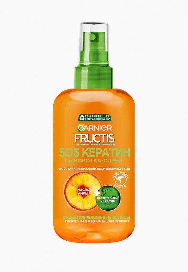

Спрей для волос Garnier, Прозрачный, Fructis СОС Кератин Сыворотка 200 мл
