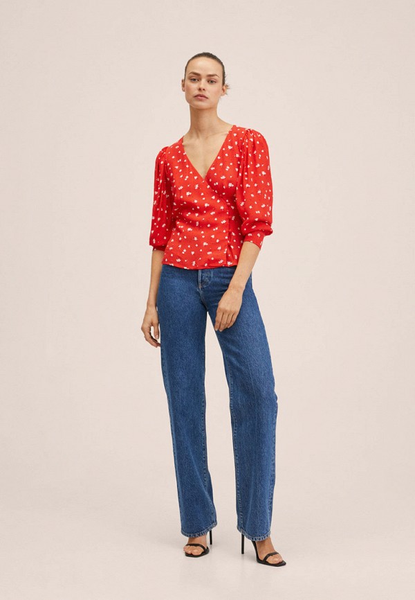 Блуза Mango красный 27055771 RTLABG495901
