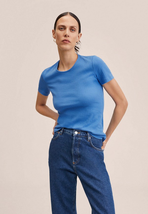 

Футболка Mango, Синий, CAMPIT
