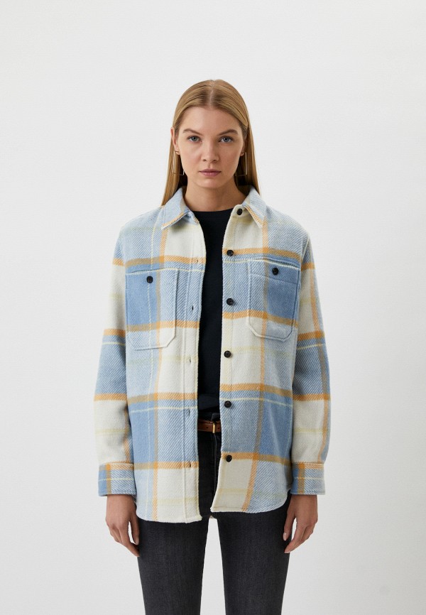 

Рубашка AllSaints, Голубой, ECO MONICA CHECK SHIRT