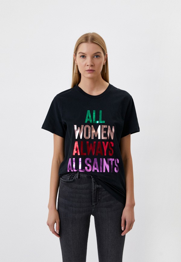 

Футболка AllSaints, Черный, WOMENS DAY BF TEE