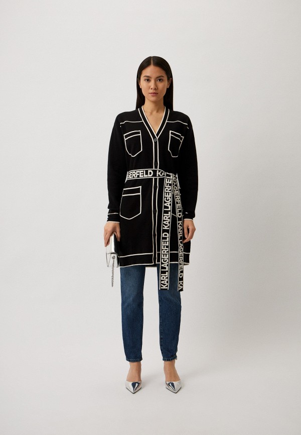 

Кардиган Karl Lagerfeld, Черный