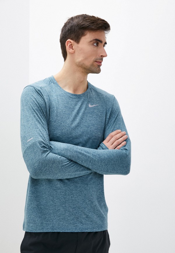 

Лонгслив спортивный Nike, Бирюзовый, M NK DF ELMNT CREW