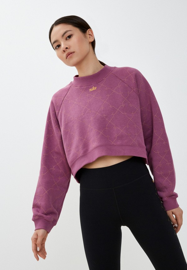 

Свитшот Nike, Фиолетовый, W NK DF NVLT FLC CRW