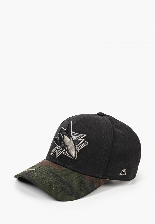 

Бейсболка Atributika & Club™, Черный, NHL San Jose Sharks