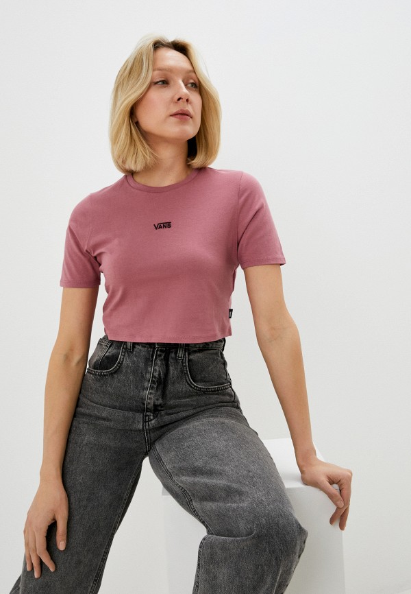 

Футболка Vans, Розовый, WM FLYING V CROP