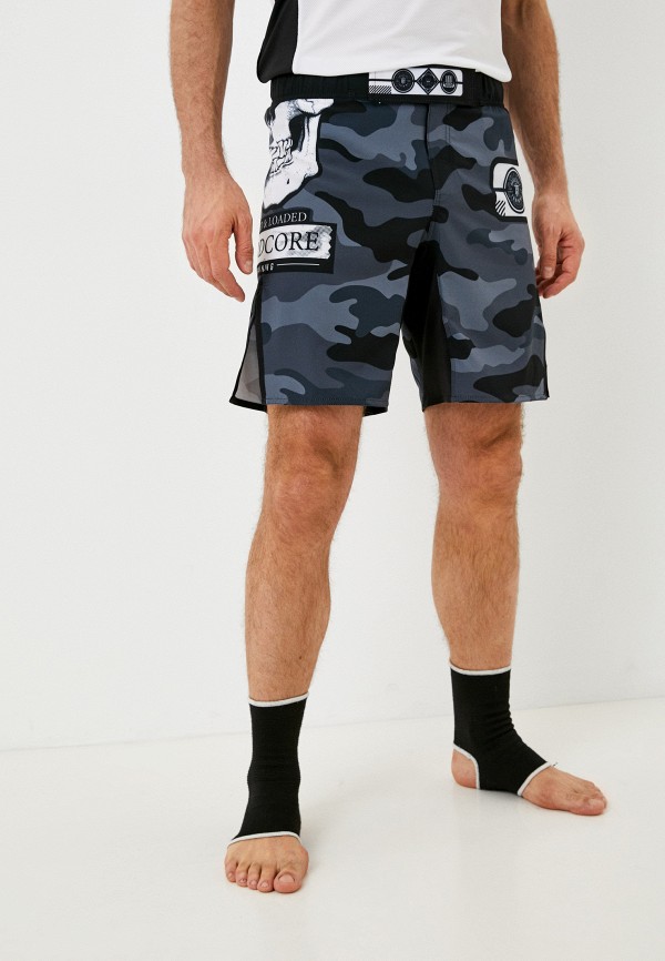 

Шорты спортивные Hardcore Training, Серый, Fear Zone Fightshorts