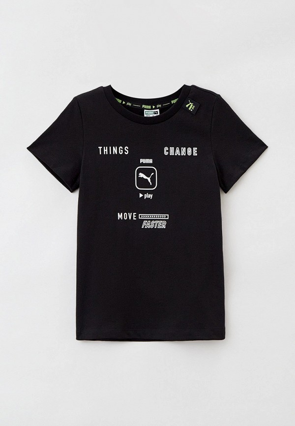 

Футболка PUMA, Черный, PLAY UV Reactive Color-Change Graphic Tee