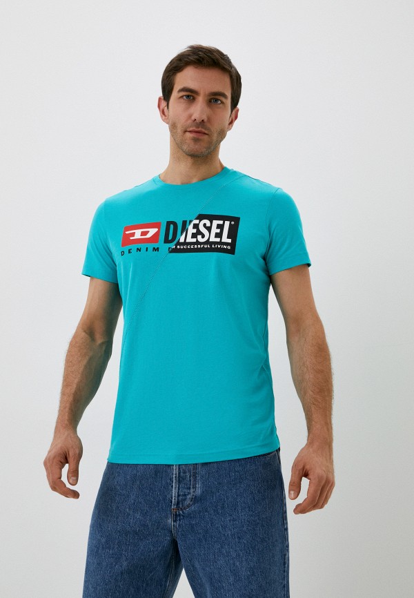 

Футболка Diesel, Бирюзовый
