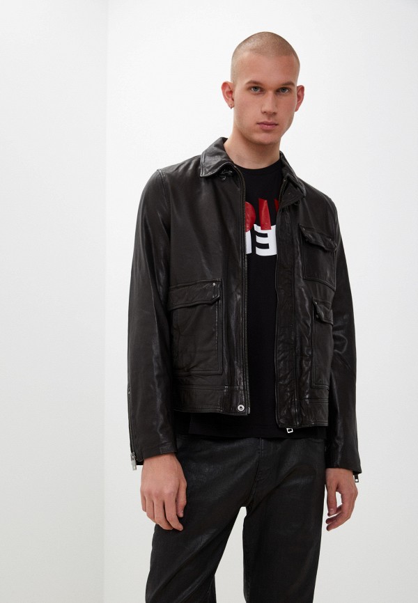 

Куртка кожаная Diesel, Черный