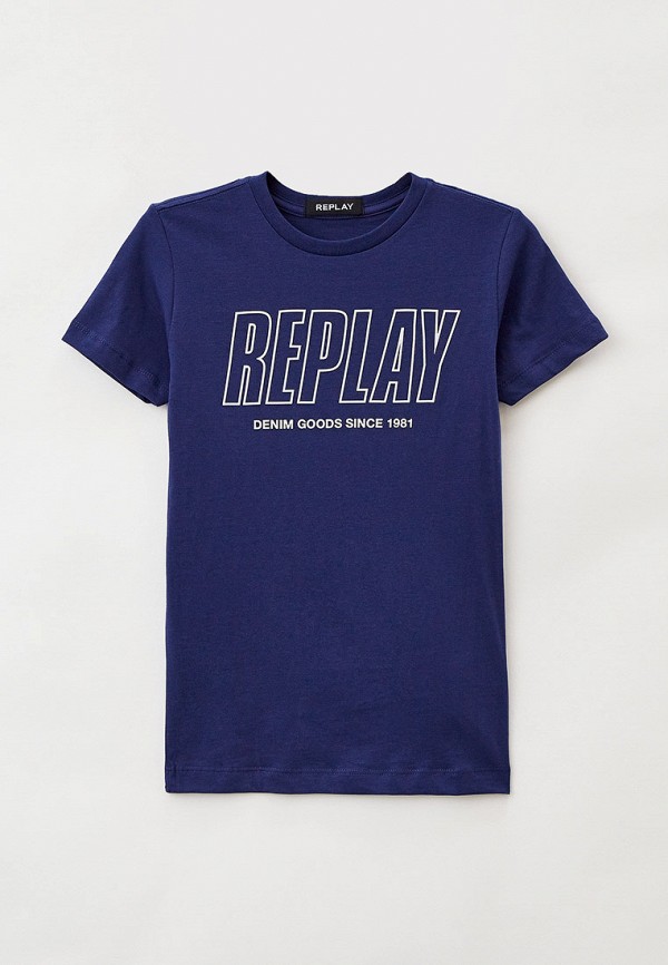 

Футболка Replay, Синий, Replay RTLABH018201