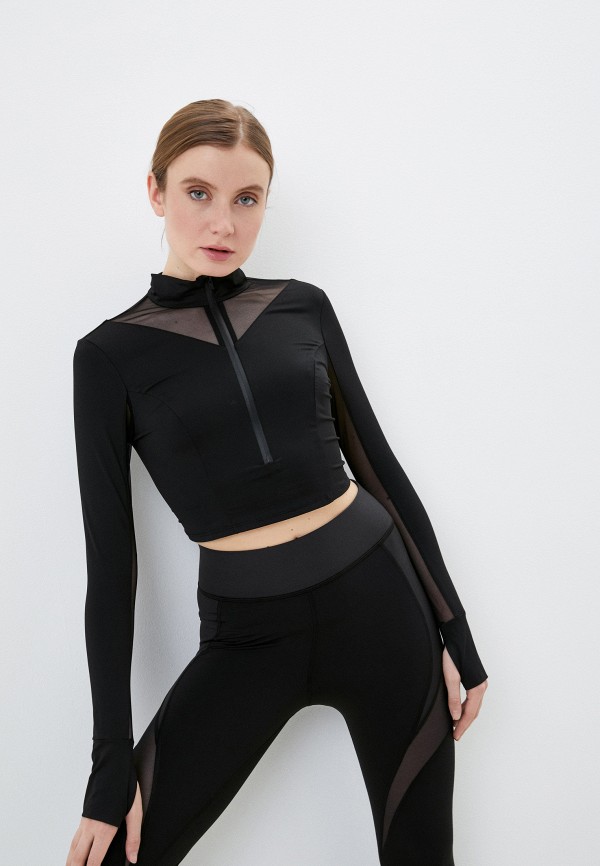 

Лонгслив спортивный Michi, Черный, MOONWALK MESH LONG SLEEVE TOP