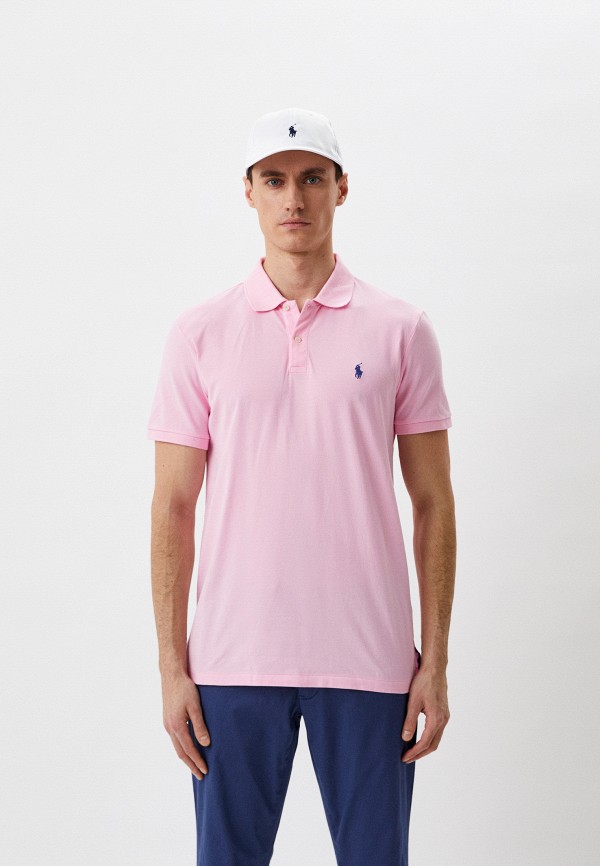 Поло Polo Golf Ralph Lauren розового цвета
