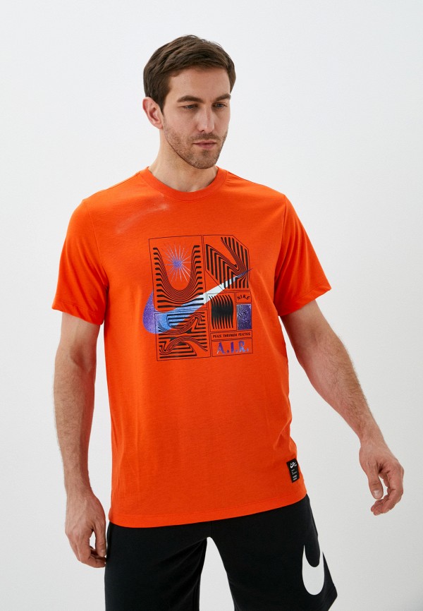 

Футболка Nike, Оранжевый, M NK DF TEE DB YOGA
