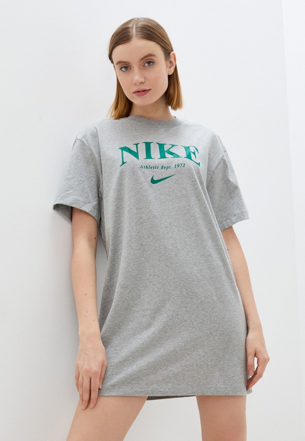 

Платье Nike, Серый, W NSW SS DRESS GFX