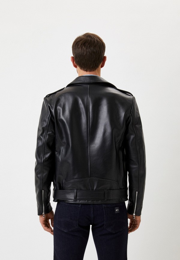 Куртка кожаная Blouson chiodo classic Фото 3