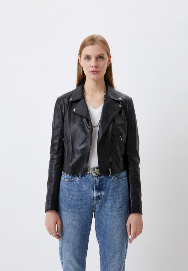 

Куртка кожаная Blouson, Черный
