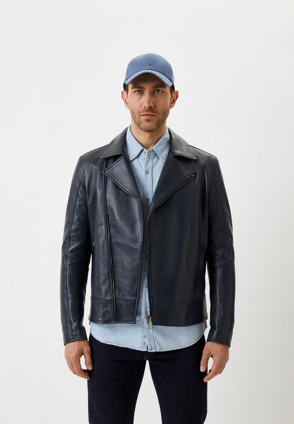 

Куртка кожаная Blouson, Синий, Blouson RTLABH082701