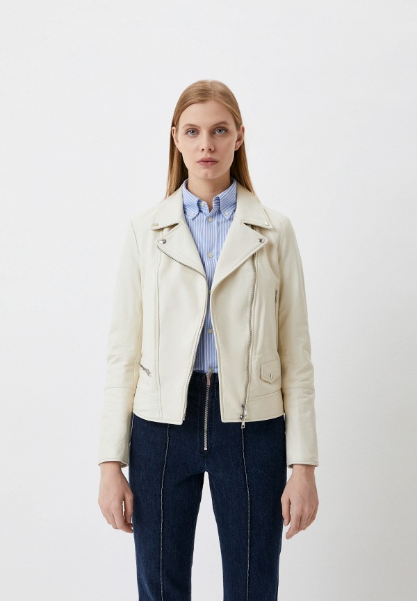 

Куртка кожаная Blouson, Белый