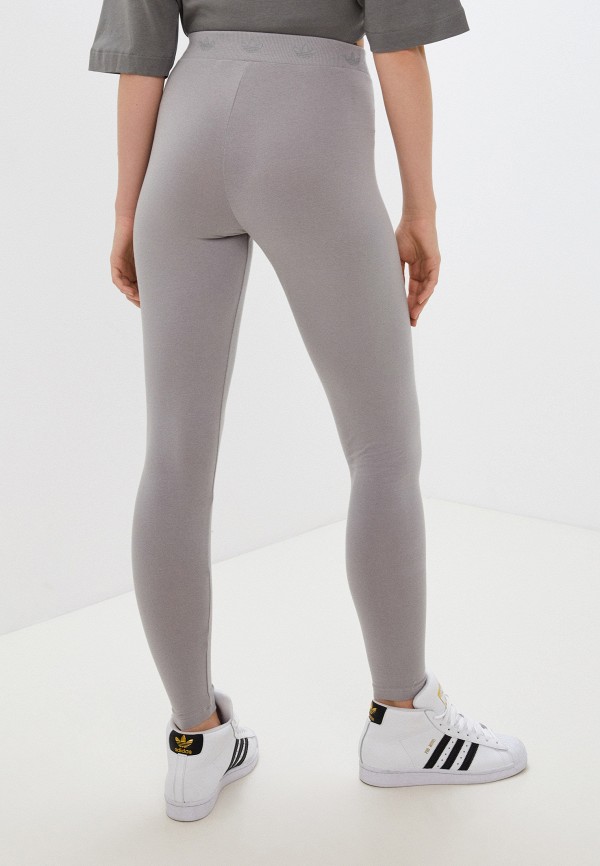 Леггинсы adidas Originals серый, размер 42, фото 3