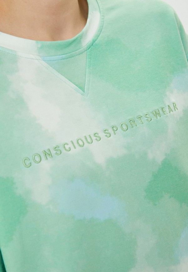 Свитшот Torstai зеленый, размер 46, фото 4