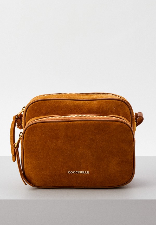

Сумка Coccinelle, Коричневый, LEA SUEDE