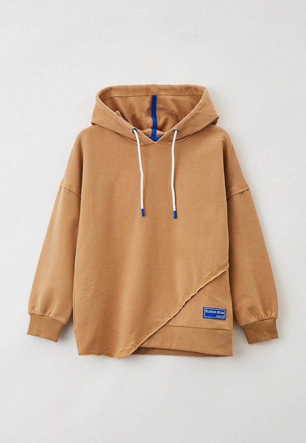 фото Худи button blue