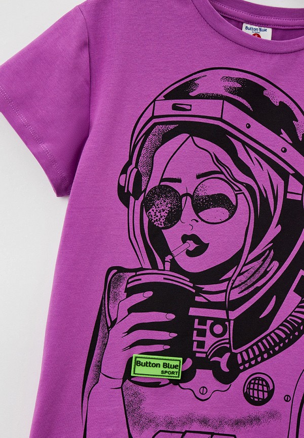 фото Футболка button blue