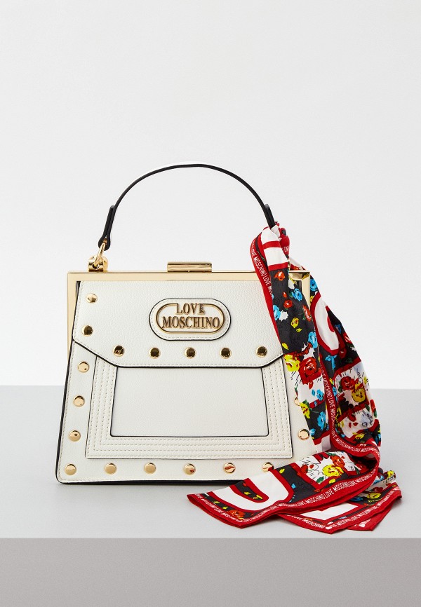 

Сумка и платок Love Moschino, Белый, Love Moschino RTLABH402001