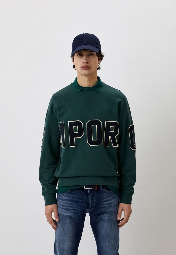 

Свитшот Emporio Armani, Зеленый, Emporio Armani RTLABH424001