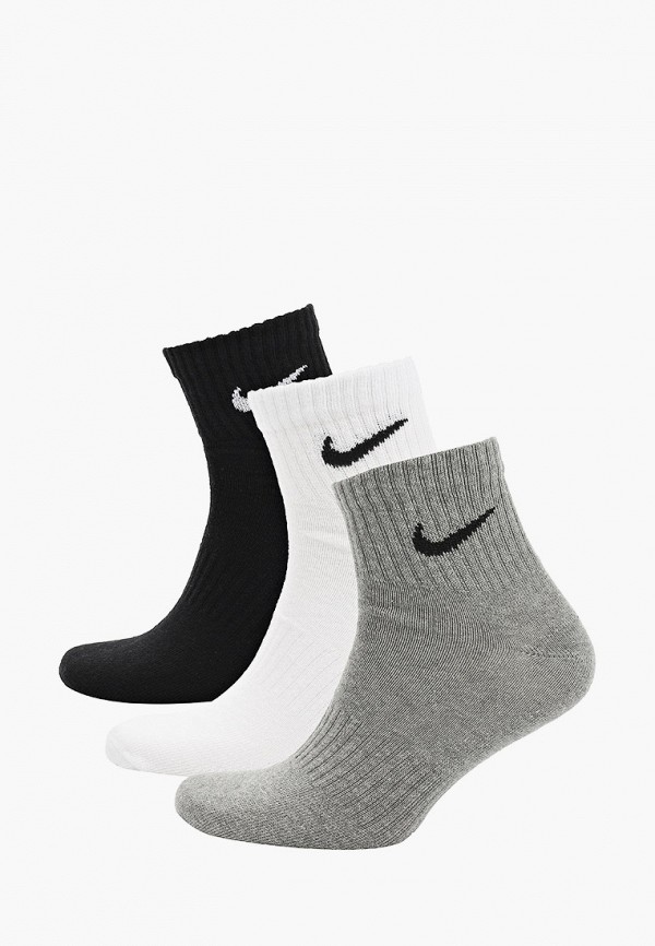 

Носки 3 пары Nike, Разноцветный, U NK EVERYDAY LTWT ANKLE 3PR