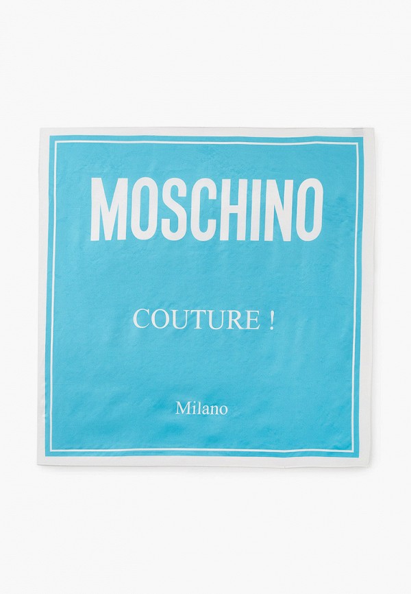 

Платок Moschino, Бирюзовый