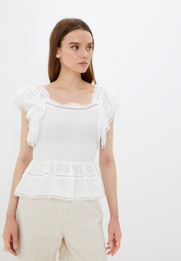 Блуза Silvian Heach белого цвета