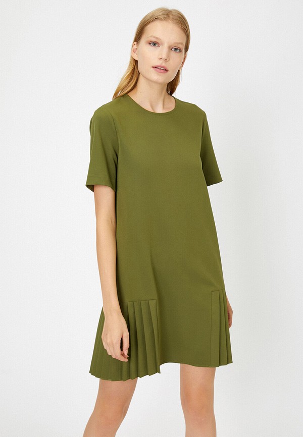 Платье Koton зеленого цвета