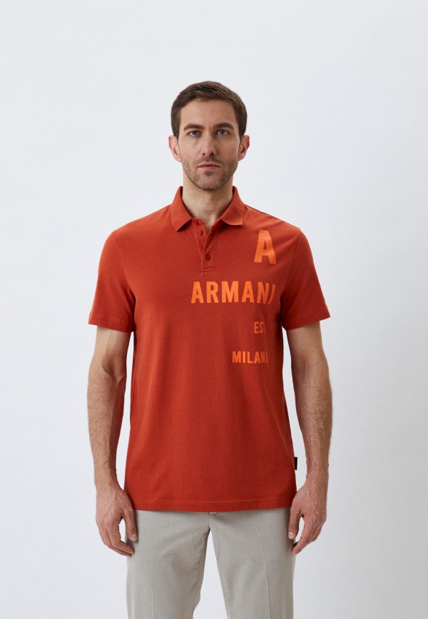 

Поло Armani Exchange, Оранжевый