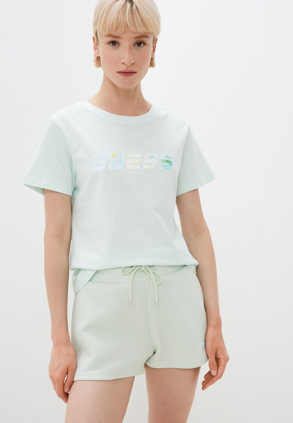 

Футболка Guess, Бирюзовый, BESSIE