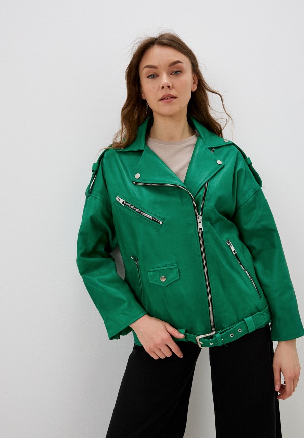 Куртка кожаная Imperial зеленый V3025505 RTLABH881601