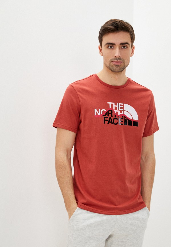 

Футболка The North Face, Розовый, M S/S MOUNTAIN LINE TEE - EU